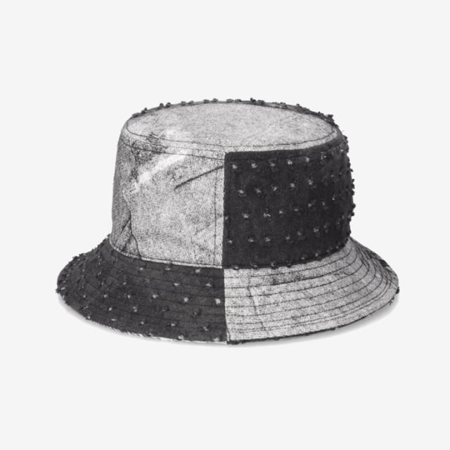 ・KANGOL｜Denim Mashup Bucket Hat/ カンゴール/デニム マッシュアップ バケット ハット/ブラックトロンプルイユ #_2