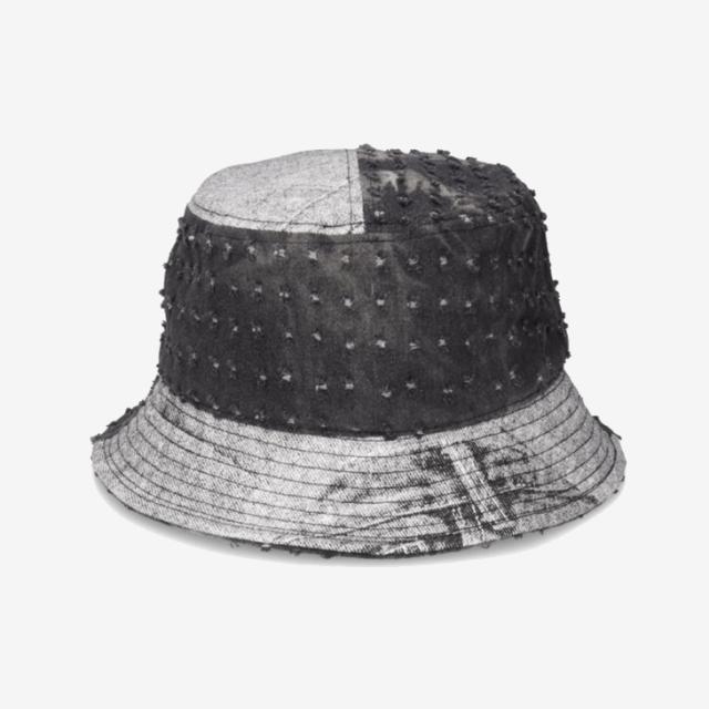 ・KANGOL｜Denim Mashup Bucket Hat/ カンゴール/デニム マッシュアップ バケット ハット/ブラックトロンプルイユ #_3