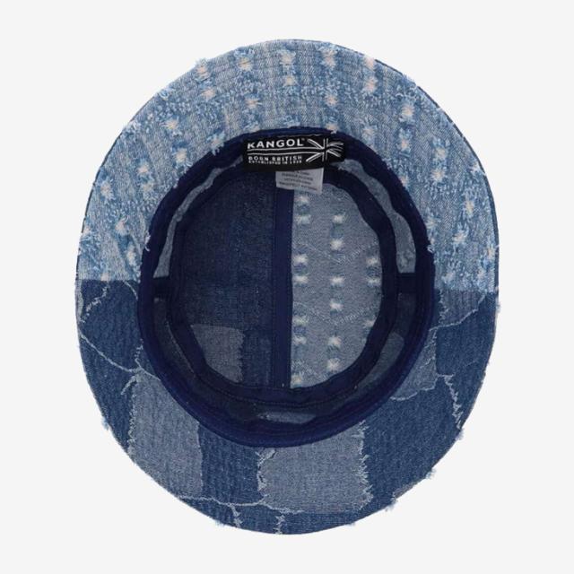 ・KANGOL｜Denim Mashup Bucket Hat/ カンゴール/デニム マッシュアップ バケット ハット/ミディアムブルー #_3