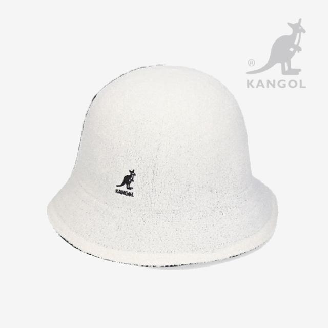 ・KANGOL｜Flip It Reversible Casual Bell Hat/ カンゴール/フリップ イット リバーシブル カジュアル ベル ハット/ホワイトｘブラック #