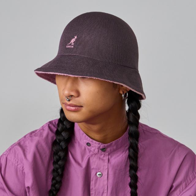 ：KANGOL｜Flip It Reversible Casual Bell Hat/ カンゴール/フリップ イット リバーシブル カジュアル ベル ハット/ピオニーピンクｘディーププラム #_4