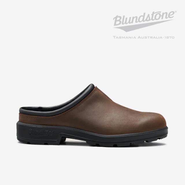 ・BLUNDSTONE｜Originals 2421 Clag Shoe Nubuck/ ブランドストーン/オリジナル クロッグ シュー ヌバック/アンティークブラウン #