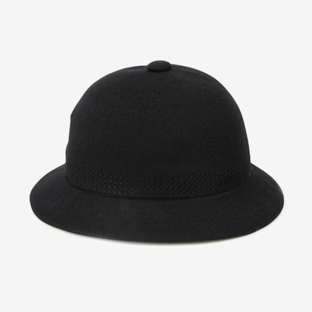 ・KANGOL｜Tropic Ventair Snipe Hat/ カンゴール/トロピック ベントエア スナイプ ハット/ブラック #_1