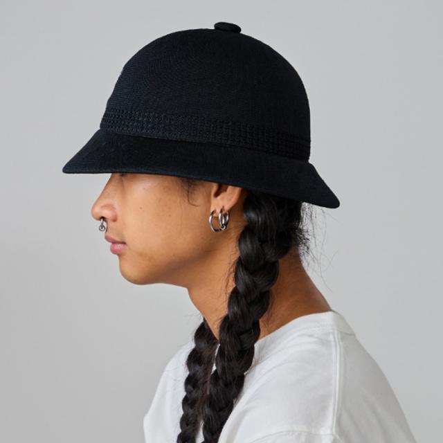 ・KANGOL｜Tropic Ventair Snipe Hat/ カンゴール/トロピック ベントエア スナイプ ハット/ブラック #_6