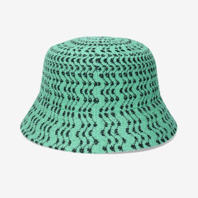 ：KANGOL｜Bermuda Zig Zag Bucket Hat / カンゴール/バミューダ ジグ ザグ バケット ハット/アクアティック #_1