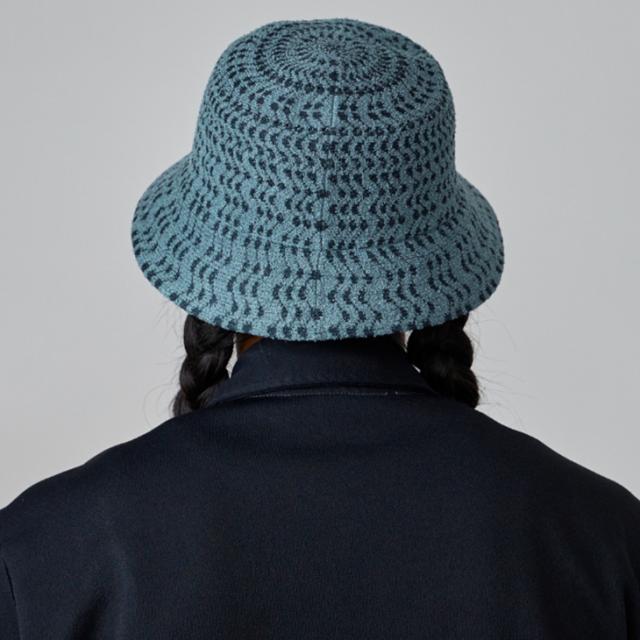 ：KANGOL｜Bermuda Zig Zag Bucket Hat / カンゴール/バミューダ ジグ ザグ バケット ハット/デニムブルー #_4