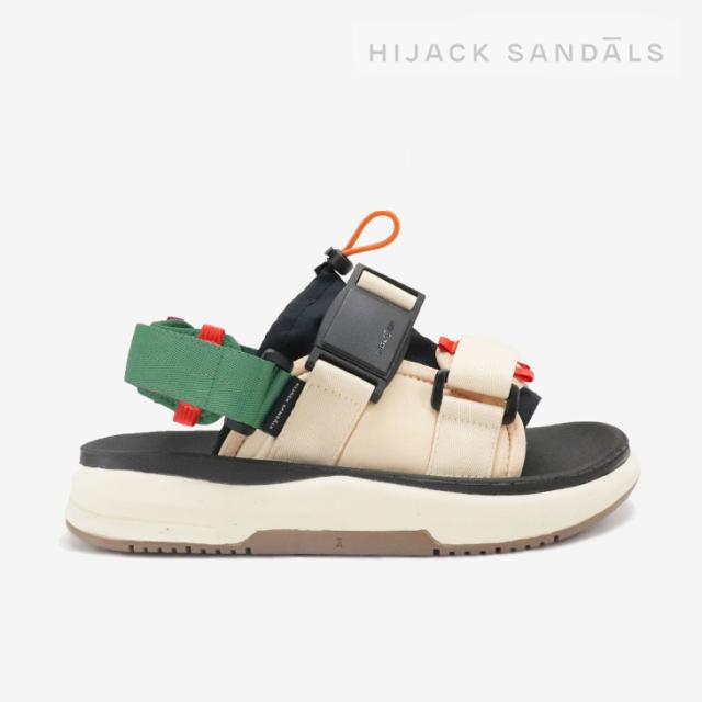 ・HIJACK SANDALS｜Argo Fidlock Detachable Backstrap/ ハイジャック サンダル/アルゴ フィドロック デタッチャブル バックストラップ/クリーム #