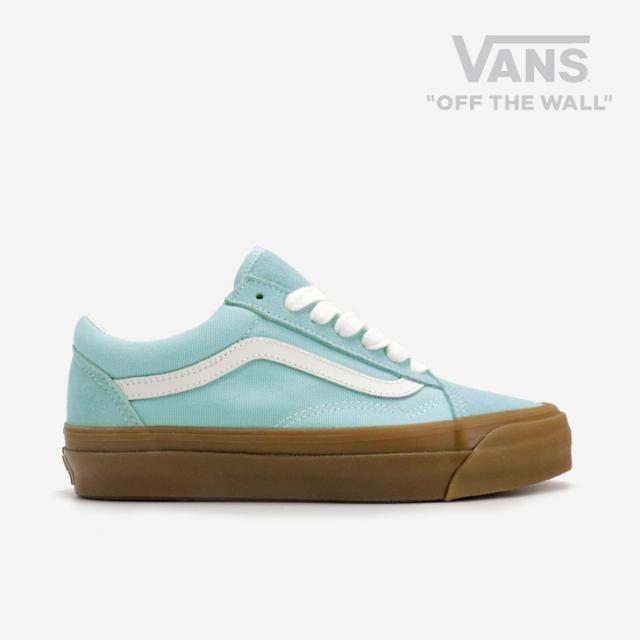 ・VANS Premium｜Old Skool LX Canvas Suede Gum/ ヴァンズ プレミアム/オールド スクール ラックス キャンバス スエード ガムソール/クリスタルブルーｘガム #