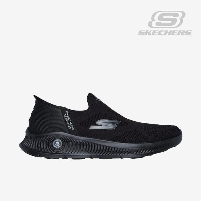 ・SKECHERS｜Slip-Ins Go Walk Anywhere The Tourist/ スケッチャーズ/スリップインズ ゴー ウォーク エニーウェア ザ ツーリスト/ブラックｘブラック #