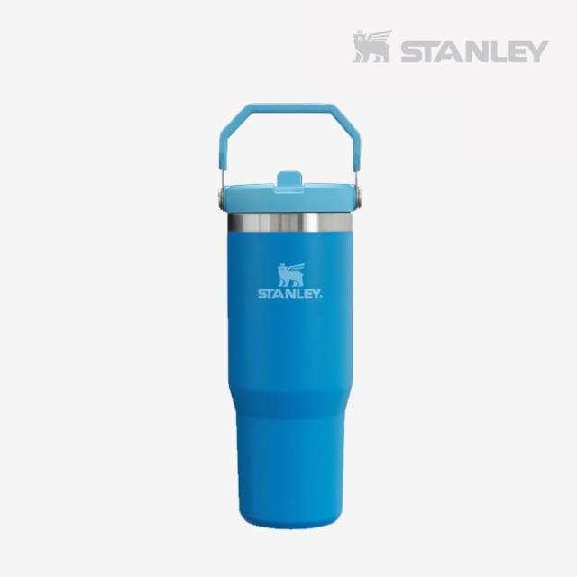 ・STANLEY｜Ice Flow Flip Straw 2.0 Tumbler 30oz Carry Handle/ スタンレー/アイス フロー フリップ ストロー タンブラー キャリー ハンドル/アズールブルー #