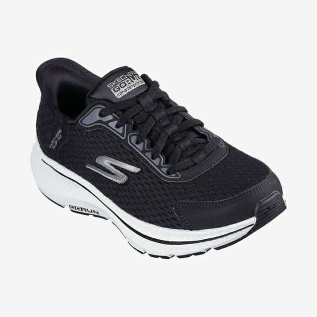 ・SKECHERS｜W Slip-Ins Go Run Consistent 2.0 Endure/ スケッチャーズ/スリップインズ ゴーラン コンシステント エンデュア/ブラックｘシルバー #_2