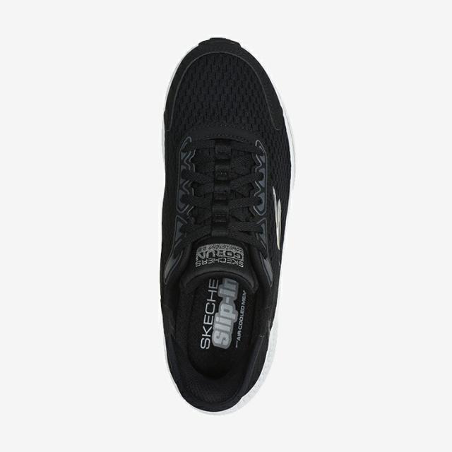 ・SKECHERS｜W Slip-Ins Go Run Consistent 2.0 Endure/ スケッチャーズ/スリップインズ ゴーラン コンシステント エンデュア/ブラックｘシルバー #_3
