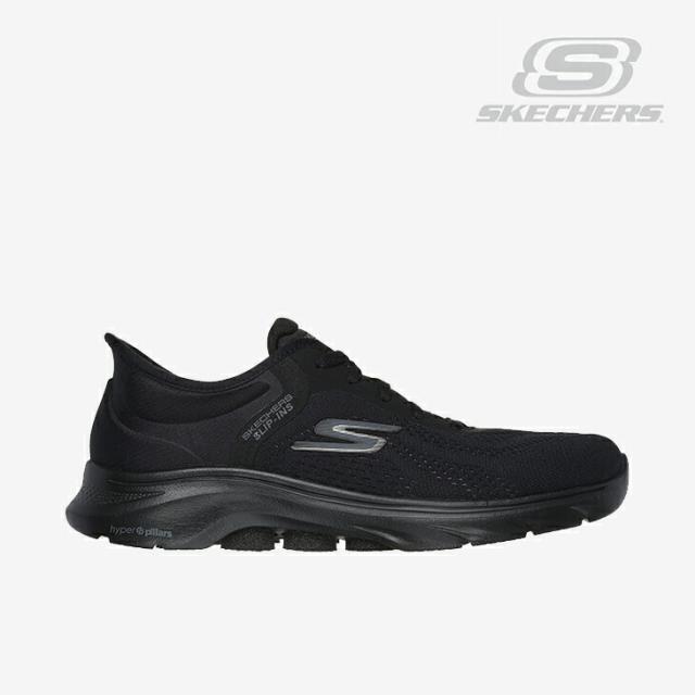・SKECHERS｜W Slip-Ins Go Walk 7 Valin/ スケッチャーズ/スリップインズ ゴー ウォーク バリン/ブラックｘブラック #