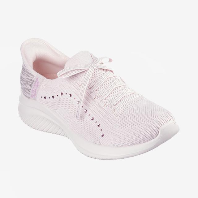 ：SKECHERS｜W Slip-Ins Ultra Flex 3.0 Summer Stripe/ スケッチャーズ/スリップインズ ウルトラ フレックス サマー ストライプ/ライトピンク #_2