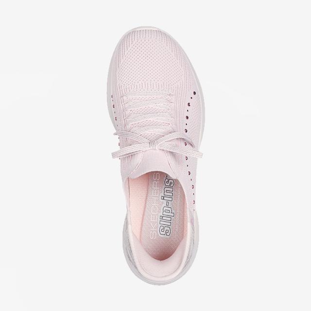 ：SKECHERS｜W Slip-Ins Ultra Flex 3.0 Summer Stripe/ スケッチャーズ/スリップインズ ウルトラ フレックス サマー ストライプ/ライトピンク #_3