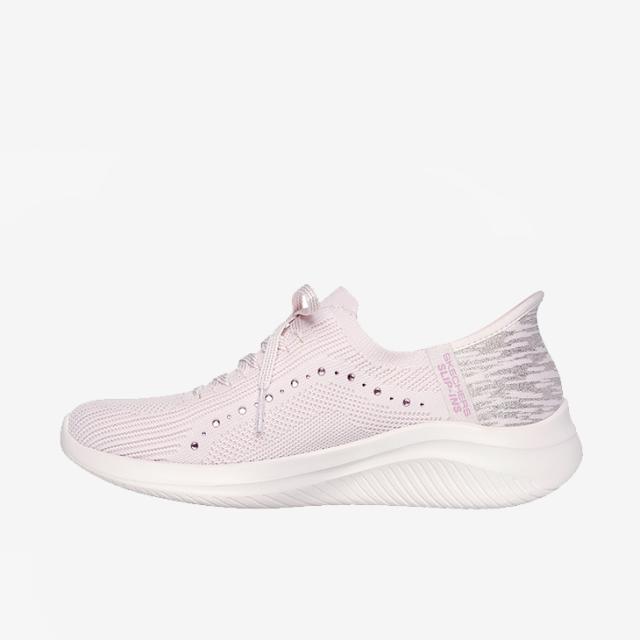 ：SKECHERS｜W Slip-Ins Ultra Flex 3.0 Summer Stripe/ スケッチャーズ/スリップインズ ウルトラ フレックス サマー ストライプ/ライトピンク #_5