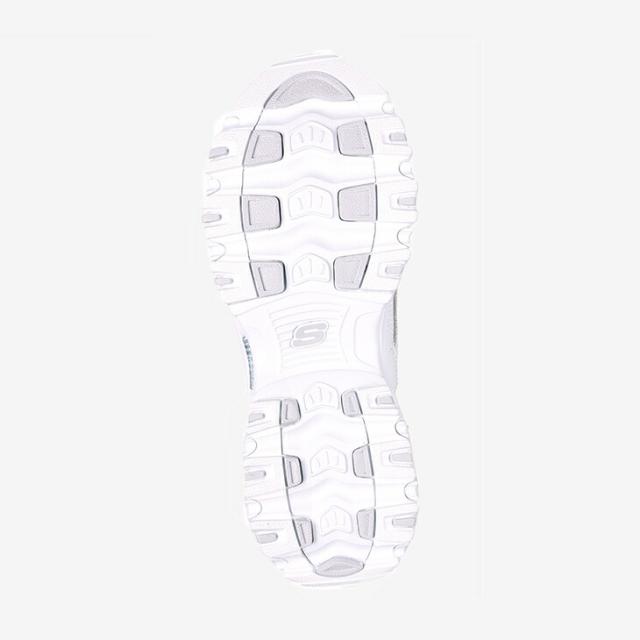 ・SKECHERS｜W Slip-Ins D Lites/ スケッチャーズ/スリップインズ ディーライツ/ホワイトｘシルバー #_4