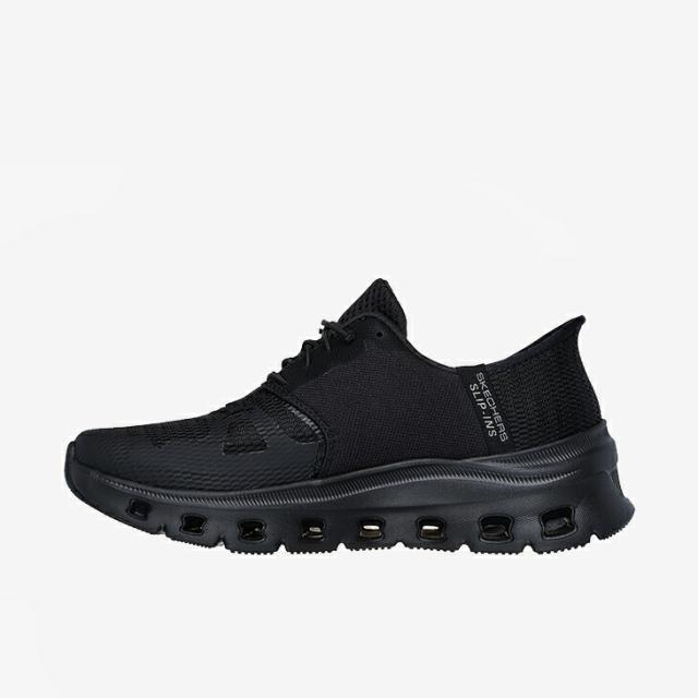 ：SKECHERS｜W Slip-Ins Glide-Step Pro/ スケッチャーズ/スリップインズ グライドステップ プロ/ブラックｘブラック #_5