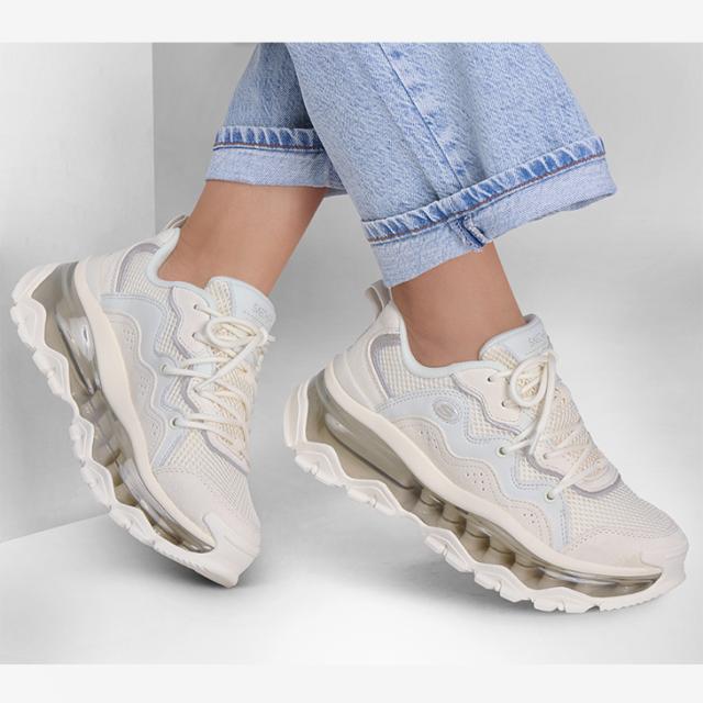 ：SKECHERS｜W Uno Chaos Skech-Air/ スケッチャーズ/ウノ カオス スケッチエア/ホワイト #_5