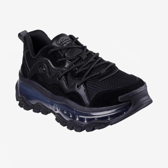 ：SKECHERS｜W Uno Chaos Skech-Air/ スケッチャーズ/ウノ カオス スケッチエア/ブラックｘブラック #_2