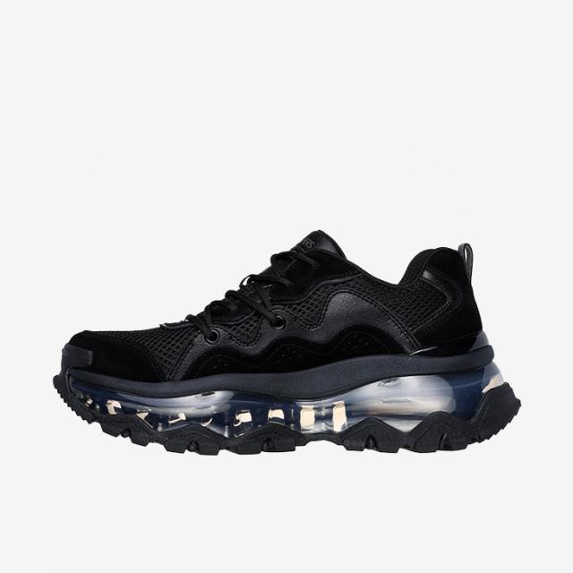 ：SKECHERS｜W Uno Chaos Skech-Air/ スケッチャーズ/ウノ カオス スケッチエア/ブラックｘブラック #_5