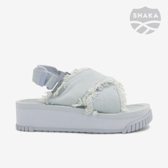 ・SHAKA｜Neo Fiesta Platform Denim Sandal/ シャカ/ネオ フェイスタ プラットフォーム デニム サンダル/ライトデニム #