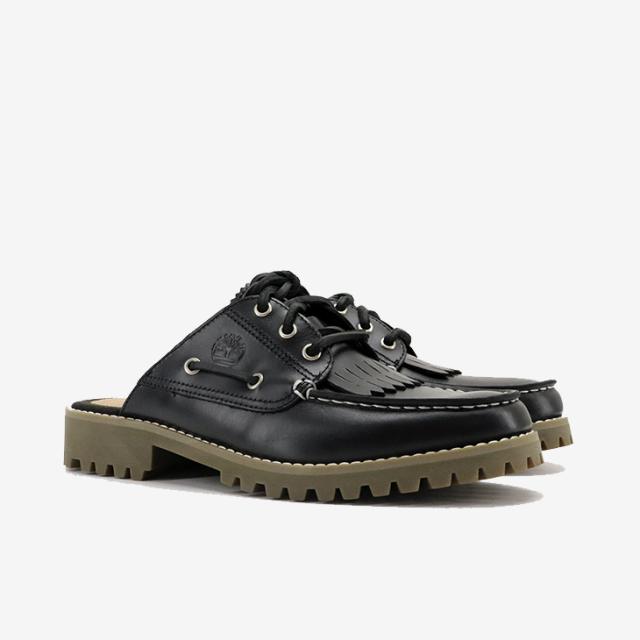 ・TIMBERLAND｜W Noreen Mule Shoe Full Grain Leather/ ティンバーランド/ノリーン  ミュール フル グレイン レザー/ブラック # TIMBERLAND｜W Noreen Mule Shoe Full Grain Leather