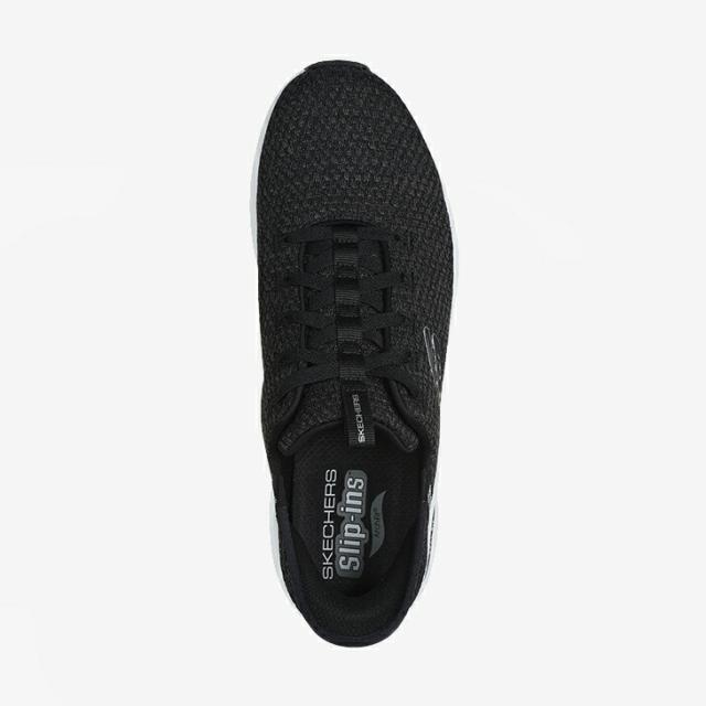 ：SKECHERS｜Slip-Ins Arch Fit 2.0 Look Ahead/ スケッチャーズ/スリップインズ アーチ フィット ルック アヘッド ニット/ブラックｘホワイト #_3