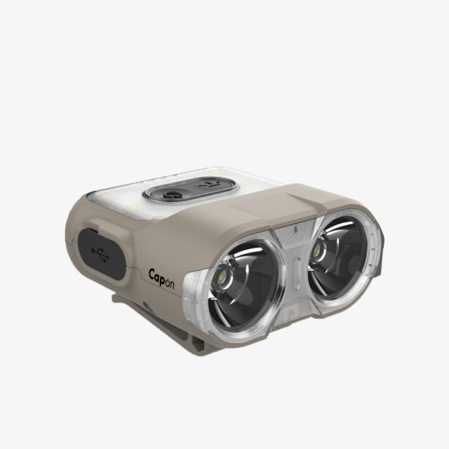 ・CLAYMORE｜Capon 120H Headlamp LED Light/ クレイモア/キャップオン ヘッド ランプ ライト/タン #