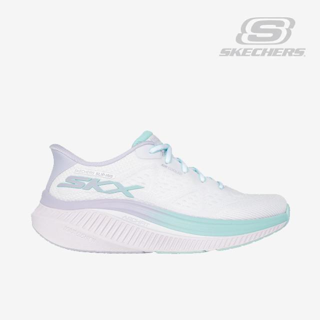 ・SKECHERS｜W Slip-Ins Go Walk Max Cushioning Arch Fit Areena/ スケッチャーズ/スリップインズ ゴーウォーク マックスクッショニング アーチフィット アリーナ/ホワイトｘミント #