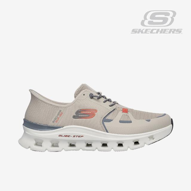 ・SKECHERS｜Slip-Ins Glide-Step Pro/ スケッチャーズ/スリップインズ グライド ステップ プロ/トープｘオレンジ #
