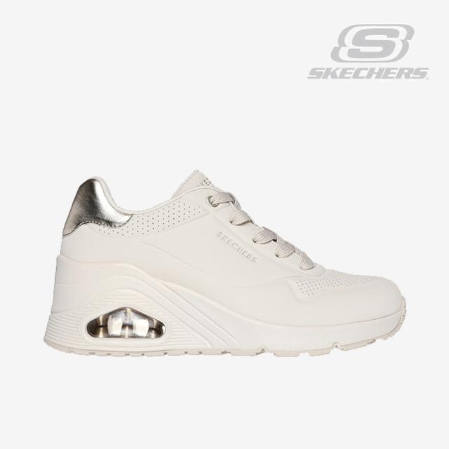 ・SKECHERS｜W Uno Wedge Hi Steps Skech-Air/ スケッチャーズ/ウノ ウェッジ ハイ ステップス/オフホワイト #