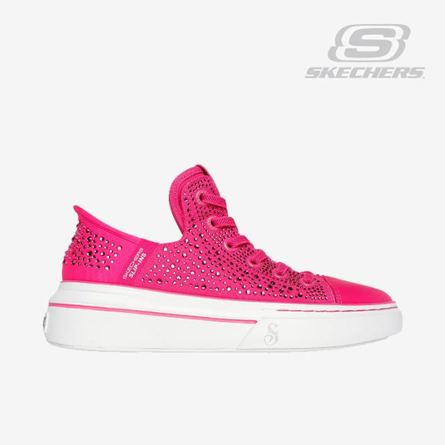 ・SKECHERS｜W ｘSnoop Dogg Slip-Ins Snoop One Rhine-Stoned/ スケッチャーズ/スヌープ ドッグ スリップインズ スヌープ ワン ラインストーン/ピンク #