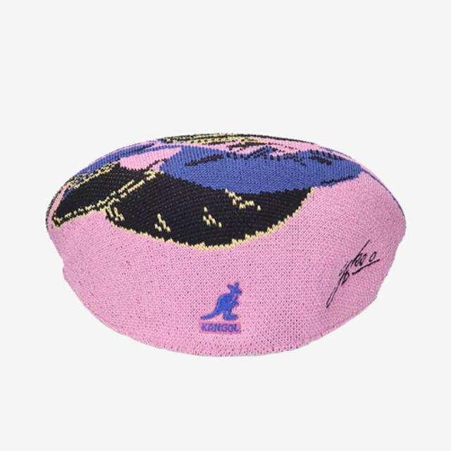 ：KANGOL｜Tadanori Yokoo Tropic 504 Hunting Jacquard Ukiyo-E/ カンゴール/タダノリ ヨコオ トロピック ハンチング 浮世絵 横尾忠則 摺れ摺れ草/ピンク #_3