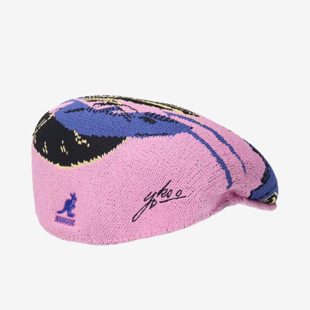 ：KANGOL｜Tadanori Yokoo Tropic 504 Hunting Jacquard Ukiyo-E/ カンゴール/タダノリ ヨコオ トロピック ハンチング 浮世絵 横尾忠則 摺れ摺れ草/ピンク #_4