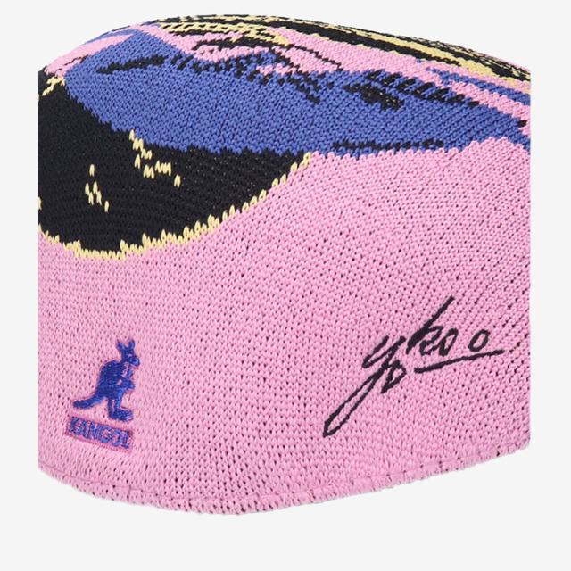 ：KANGOL｜Tadanori Yokoo Tropic 504 Hunting Jacquard Ukiyo-E/ カンゴール/タダノリ ヨコオ トロピック ハンチング 浮世絵 横尾忠則 摺れ摺れ草/ピンク #_6