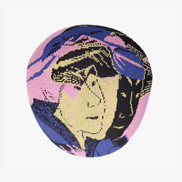 ：KANGOL｜Tadanori Yokoo Tropic 504 Hunting Jacquard Ukiyo-E/ カンゴール/タダノリ ヨコオ トロピック ハンチング 浮世絵 横尾忠則 摺れ摺れ草/ピンク #_7
