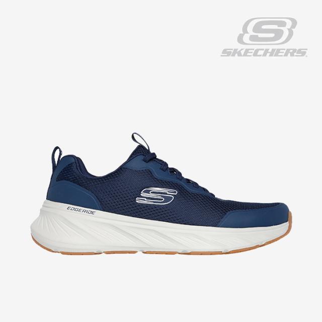 ・SKECHERS｜Edgeride Rekze Extra Wide Fit/ スケッチャーズ/エッジライド レクゼ エクストラ ワイド フィット/ネイビーｘホワイト #