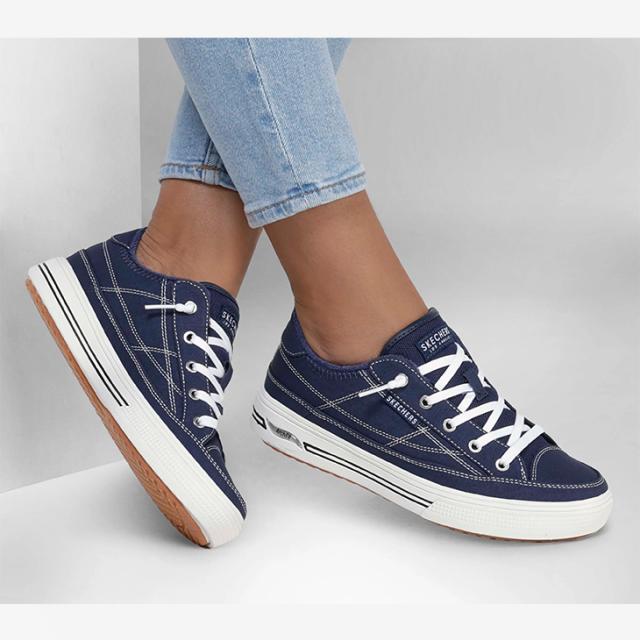 ・SKECHERS｜W Arch Fit Arcade Arcata Wide Fit/ スケッチャーズ/アーチフィット アーケイド アルカタ ワイド フィット/ネイビー # SKECHERS｜W Arch Fit Arcade Arcata Wide Fit/ スケッチャーズ/アーチ