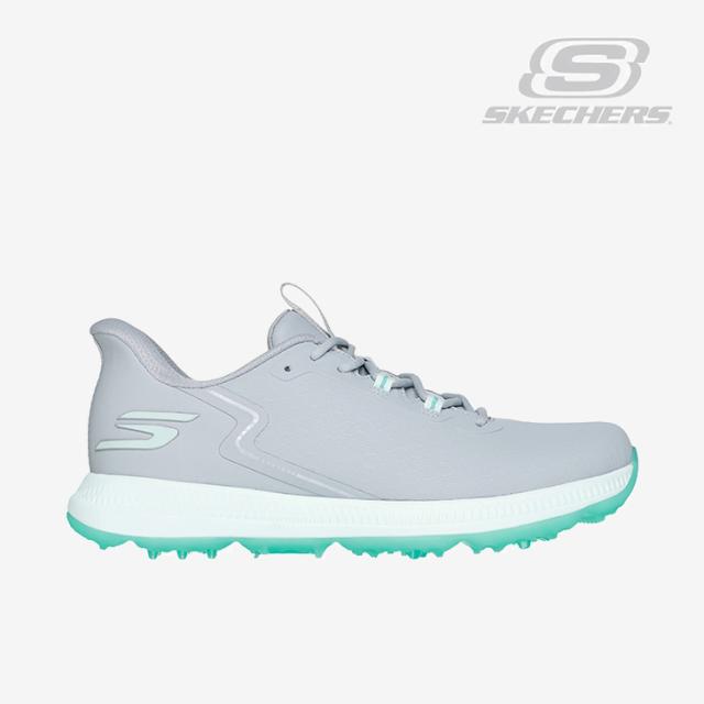 ・SKECHERS｜W Slip-Ins Go Golf Elite 6/ スケッチャーズ/スリップインズ ゴー ゴルフ エリート/グレーｘミント #