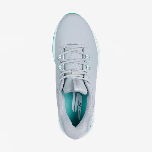 ：SKECHERS｜W Slip-Ins Go Golf Elite 6/ スケッチャーズ/スリップインズ ゴー ゴルフ エリート/グレーｘミント #_3