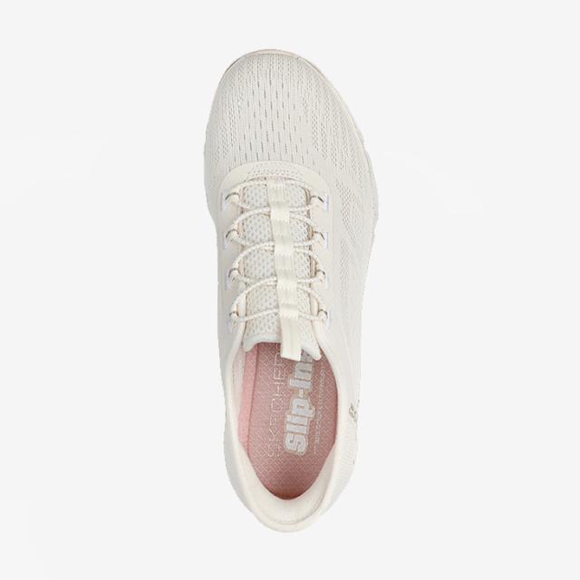 ：SKECHERS｜W Slip-Ins Glide-Step Gratify Pace/ スケッチャーズ/スリップインズ グライドステップ グラティファイ ペース/ナチュラルｘゴールド #_3