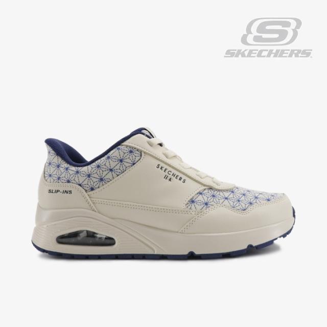 ・SKECHERS｜Slip-Ins Uno Wagara Happiness Wide Fit/ スケッチャーズ/スリップインズ ウノ ワガラ ハピネス ワイド フィット/オフホワイト #