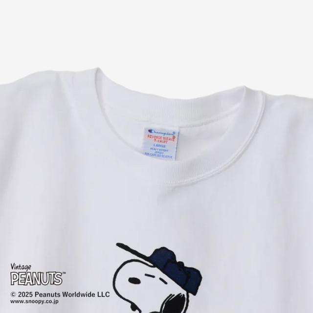 champion スヌーピーTシャツ Champion / チャンピオン SNOOPY NEWYORK TSH（Tシャツ／カットソー