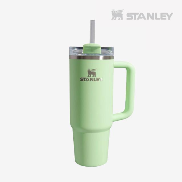 ・STANLEY｜Quencher H2.0 Flowstate Tumbler straw 30oz/ スタンレー/クエンチャー フローステート タンブラー ストロー/フェザーグリーン #