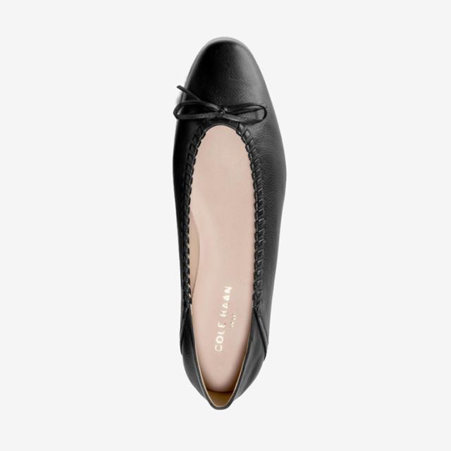 ：COLE HAAN｜W Jaya Travel Ballet Leather Stitch/ コール ハーン/ジャヤ トラベル バレエ レザー ステッチ/ブラック #_2