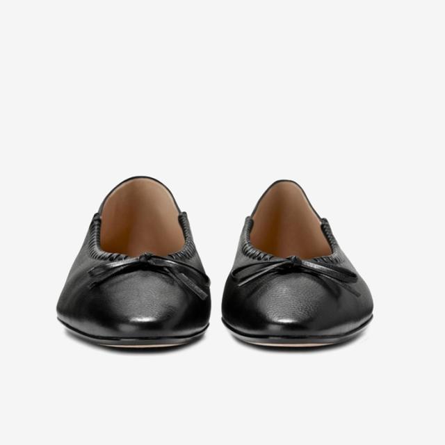 ：COLE HAAN｜W Jaya Travel Ballet Leather Stitch/ コール ハーン/ジャヤ トラベル バレエ レザー ステッチ/ブラック #_4
