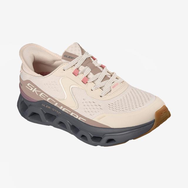 ：SKECHERS｜W Slip-Ins Glide-Step Atlus/ スケッチャーズ/スリップインズ グライド ステップ アルタス/ナチュラルｘグレー #_2