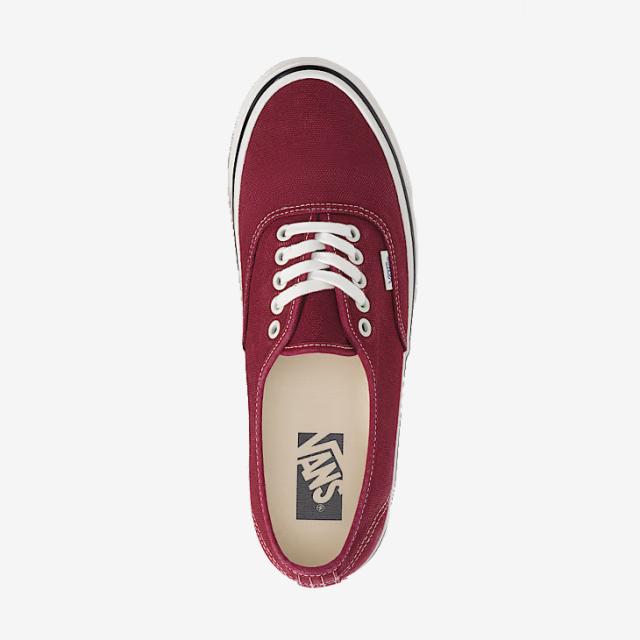 ・VANS Premium｜Authentic 44 Lx Washed 12oz Duck Canvas/ ヴァンズ/オーセンティック ラックス ウォッシュド 12オンス ダック キャンバス/ボルドーレッド #