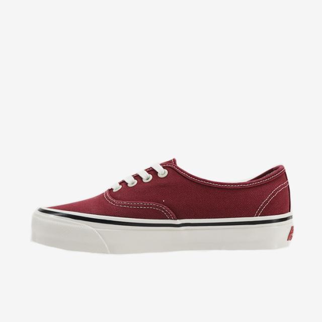 ・VANS Premium｜Authentic 44 Lx Washed 12oz Duck Canvas/ ヴァンズ/オーセンティック ラックス ウォッシュド 12オンス ダック キャンバス/ボルドーレッド #